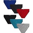 U.S. Polo Assn. Mens Bikini Underwear - 6 Pack String & Classic Cut Mens Briefs (Sizes S-3XL)