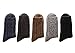 MIUBEAR Men Thick Warm Comfort Wool Knitting Crew Winter Socks 5-Pack