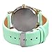 Winhurn Super Cute Cat Glasses Design Analog Quartz Women Wrist Watch (Blue)