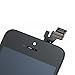 cellphoneage® White for iPhone 5 5G LCD Replacement screen Display Glass Touch Screen Digitizer Assembly kit with Free screen protector (Black)