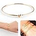 Banggood Womens Peach Heart Wish Chain Bangle Bracelet Cuff Daily Decoration