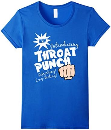 Women's Introducing the new THROAT PUNCH t-shirt XL Royal Blue