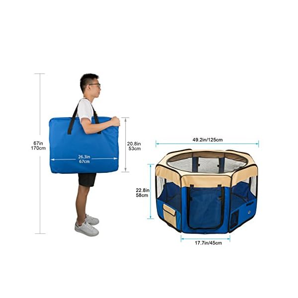 BIGWING Style Box per Cani Recinzione per Cuccioli Grande recinto per Animali da Usare all'Interno e all'Esterno- Facile… Marca: BIGWING Style BIGWING Style Box per Cani Recinzione per Cuccioli Grande recinto per Animali da Usare all'Interno e all'Esterno- Facile…