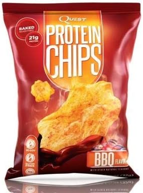 Quest Chips BBQ Protein Chips Low Carb/Gluten Free 1.1 oz Pack of 16