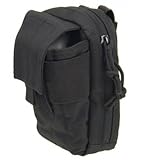 MOLLE Tech Pouch - Padded Multiple Pocket Media Pouch for Cameras, Phones, iPods and Other Electronics