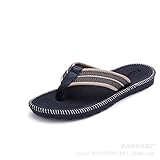 HomyWolf Mens Non-Slip Sandals Shock Proof Slippers Beach Flip-Flop