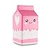 Xinzistar Kawaii Jumbo Slow Rising Squishies Cream Scented Squeeze Kid Toy Phone Charm Gift for Stress Relief (Pink)