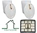 Casa Vacuums 2+1 Pack for Shark Rotator Professional Lift-Away NV500 NV501 NV502 NV503 NV505 NV510 NV520 NV550 NV552 NV642 UV560 Replacement HEPA & 2 Foam Felt Filter Kits, Compare to XHF500 XFF500