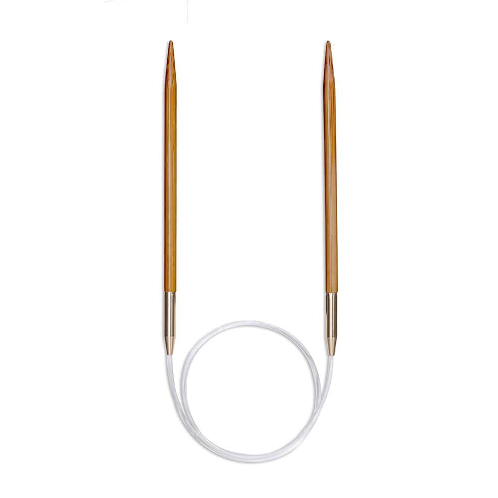 Seeknit KA06190 Bamboo Circular Knitting Needles Beige 140cm x 9mm