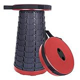 XIDENGLONG Folding Stool for Camping Portable Retractable Stools Telescoping Collapsable Lightweight Outdoor Travel Fishing Hiking Garden BBQ Indoor Kitchen Stools