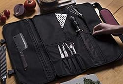 Asaya Chef Knife Roll Bag - 20 Total Pockets for