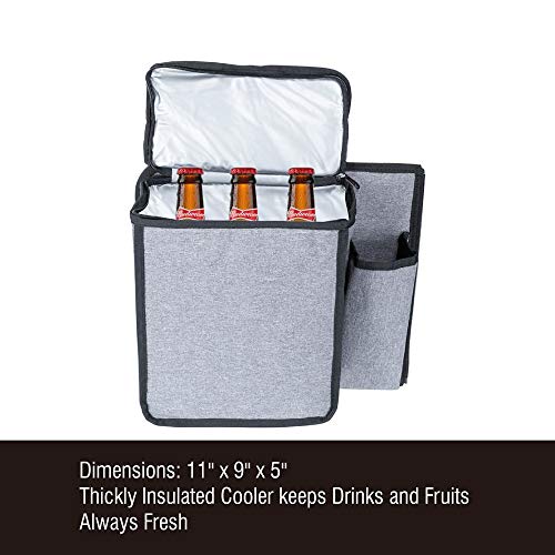 MARKSIGN Deluxe Trunk and Backseat Organizer, Detachable Storage Modules with Built-in Cooler