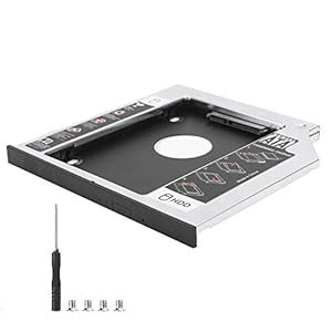 SOONHUA State Drive Bracket Harde Schijf Adapter voor 9.5 MM SSD Computer Accessoire Aluminium Verdikte