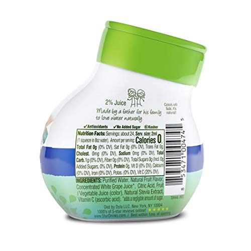 Stur Liquid Water Enhancer Blue & Black Berry Sweetened with Stevia