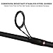 ISAFISH Spinning Rod IM7 Carbon Fiber High Density Bass Fishing Rods, 7 Feet, Medium Power, Two-Piece
