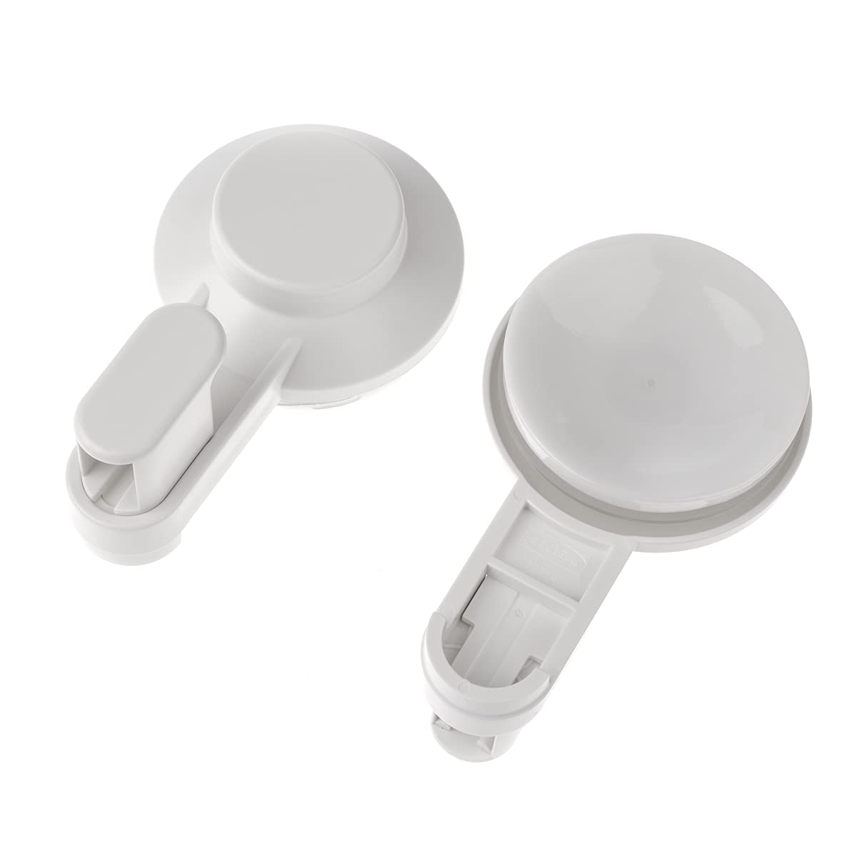 TISKEN Hook with Suction Cup White, 2-Pieces