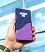 Ringke Wave Case for Galaxy Note 9 with Dual Layer Heavy Duty 3D Textured Shock Absorbent PC TPU Full Body Drop Resistant Protection Modern Design Cover for Note9 - Metallic Purple