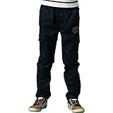 Leo&Lily Boys' Kids' Husky Waist Heavy Dobby Twill Cargo Pants