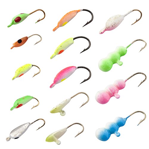 Celsius 14Piece AFK-7 Ice Fishing Jig Kit MULTI-SPECIES