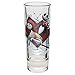 Zak Designs NBCC-S431 Nightmare Before Christmas 4-piece Set of 2 oz. Mini Glasses, Jack Skellington & Sally, 4-piece set