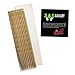 RAW 100 Classic King Size Cones - W Gallery Scoop Sticker - Discreet Box - 109mm Pre Rolled Cones - 26mm Filter Tips - Natural Brown Unbleached Unrefined Rolling Papers - Bulk Pack Bundle