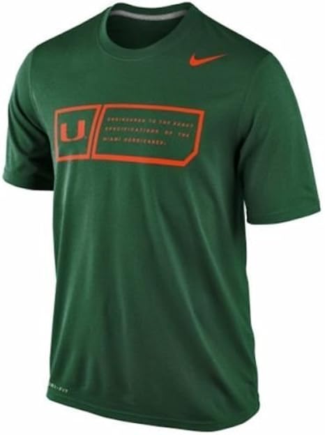 miami hurricanes nike dri fit