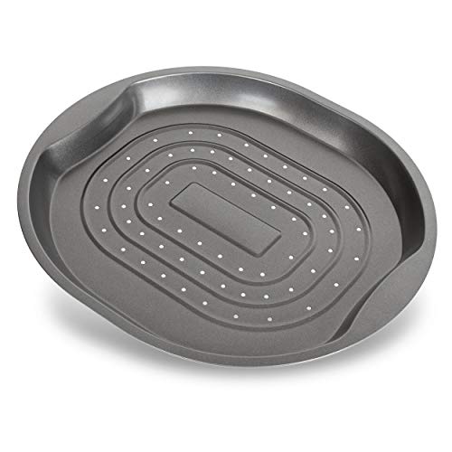 image for Besti Oven Crisper Pan (Round) Nonstick Baking Steel Cookware | Air Ci