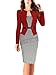 Babyonline Work Dresses for Women Business Office Elegant Bodycon Suits