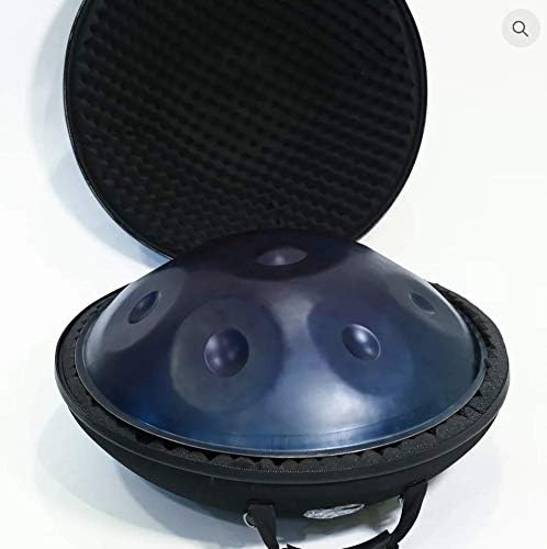 Handpan | 9 Notes in D Celtic Minor with Hard Case | Dark Blue | Generation 3