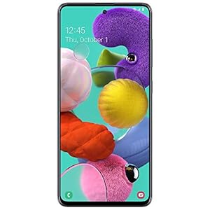 Tracfone Samsung Galaxy A51 4G LTE prepaid Smartphone (Locked) – Black – 128GB – Sim Card Included – CDMA