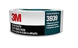 3M Heavy Duty Duct Tape 3939 Silver, 48 mm x 54.8 m 9.0 mil, Conveniently Packaged, 6-ROLL