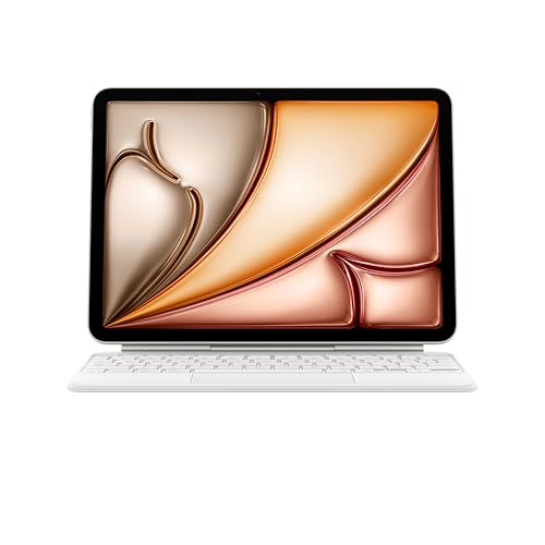 Apple 11 イン チ iPad Air (M4) 用 Apple Magic Keyboard ケース: 快適にタイピングできるキー ボード、内蔵トラックパッド、中国語(注音) - ホワイト