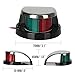 LEANINGTECH Boat Marine LED Navigation Lights Marine Navigation Lamp, Red and Green LED for Boat Pontoon Yacht Skeeter
