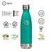 Stainless Steel Vacuum Insulated Water Bottle, BPA Free Double Walled Leak Proof Thermos Flask with Copper Lining, Drinks Stay Hot & Cold (25 oz, Mint)
