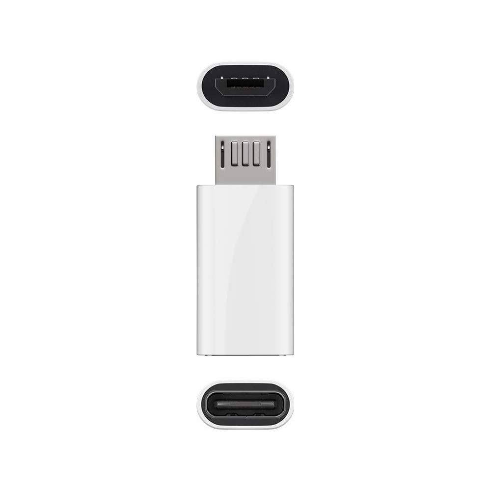 goobay 55550 USB 2.0 Micro-B to USB-C Adapter, White