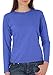 Comfort Colors Ladies' 5.4 oz. Ringspun Long-Sleeve T-Shirt>S FLO BLUE
