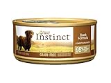 Instinct Grain Free Duck Formula Natural Wet Canned Dog Food by Nature's Variety, 5.5 oz. Cans (Case of 12)
