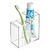 iDesign Clarity Wall Mount Nail Polish Storage Rack with 3 Shelves for Bathroom, Closet, Bedroom, Set of 1, Vanity Organizer