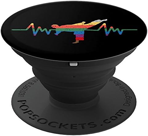 Karate Belt Colors Heartbeat Pulse - PopSockets Grip and Stand for Phones and Tablets