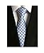 MINDENG Tartan Wool Tie White Check Business Men's Silk Neckties Leisure Ties