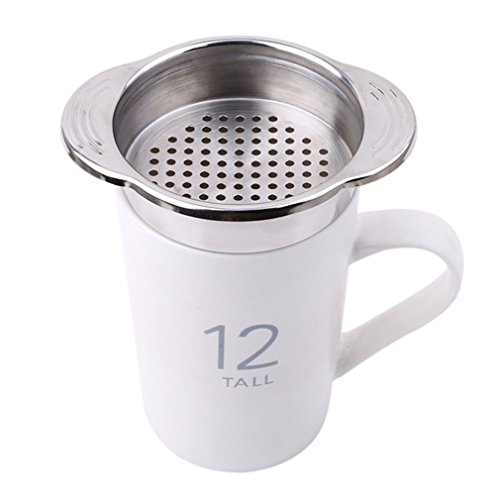 EH-LIFE Kitchen Utensil Stainless Steel Kitchen Fruit Can Strainer Easily Strains Liquids Out of Canned Fruits and Vegetable Silver