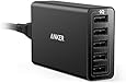 Anker 40W 5-Port USB Wall Charger, PowerPort 5 for iPhone XS / XS Max / XR / X / 8 / 7 / 6 / Plus, iPad Pro / Air 2 / mini, Galaxy S9 / S8 / Edge / Plus, Note 8 / 7, LG, Nexus, HTC and More