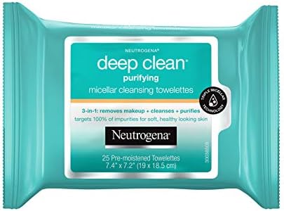 neutrogena deep clean purifying micellar cleansing towelettes
