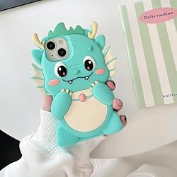 YAKVOOK Case for iPhone,Kawaii Phone Cases 3D
