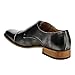 Beston EA28 Men's Double Monk Strap Slip On Dress Shoes