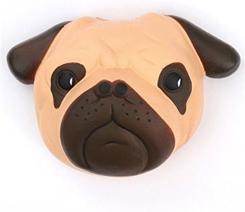 Kawaii Squishy Dog Face Bread Soft Slow Rising Pendant Phone Straps Stretchy Squeeze Cream Scented Cake Kid Toy Gift