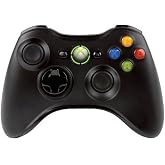 Microsoft Xbox 360 Wireless Controller, Black (Renewed)