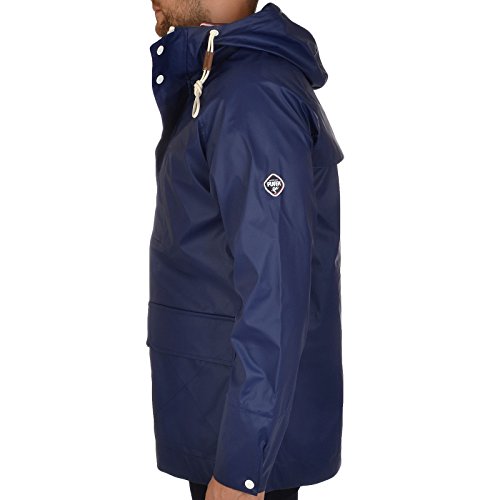 Puffa Mens Garbett Rubber Bonded Waterproof Boxy Cut Rain Mac Jacket