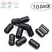 Topnisus [Pack of 10] Clip-on Ferrite Core Ring Bead Anti-Interference High-Frequency Filter RFI EMI Noise Suppressor Cable Clip (3mm Inner Diameter)