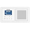 TechniSat DIGITRADIO UP 1 – DAB+ inbouwradio voor installatie in elke dubbele inbouwdoos, DAB, FM, dimbaar lcd-display…